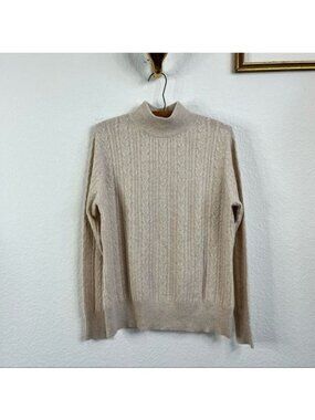 Katherine Kelly Cable Knit Cashmere Sweater
